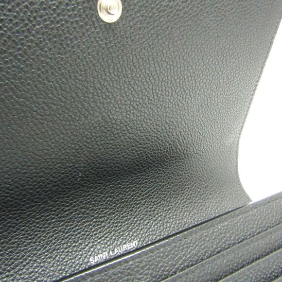 Saint Laurent Ysl Line Black Leather Wallet  (Pre-Owned) - Picture 11 of 11